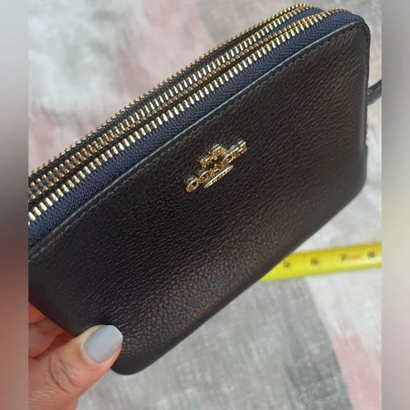 Coach Dark Navy Wristlet - Picture 5 of 13